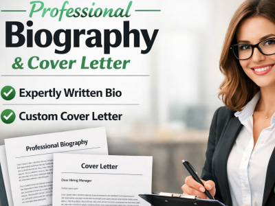 Professional biography and cover letter