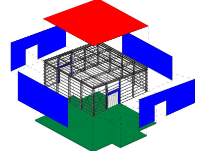 Professional Steel Structure & Industrial BIM models.