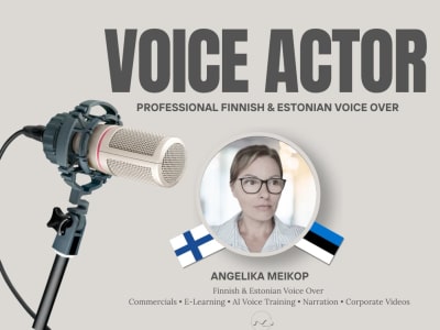 Professional Finnish voice over for AI, apps, ads and narration