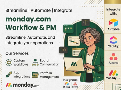 A professional Monday.com workspace for your business