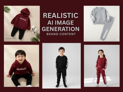 100 AI developed Product Images for your Brand