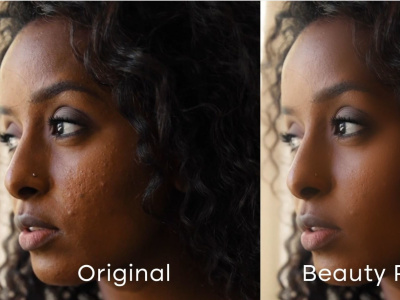 Video skin retouching, beauty retouch, blemish removal and color grading