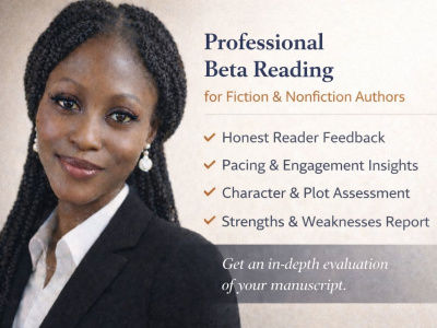 Professional Beta Reading for Fiction & Nonfiction Authors