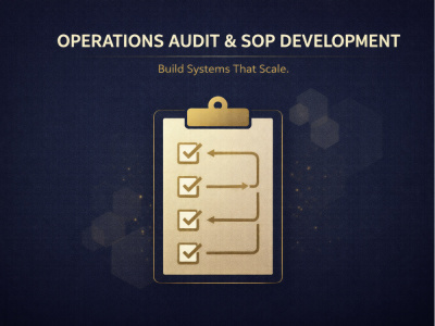 A complete operations audit and custom SOP package for your business