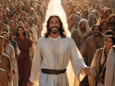 A stunning AI-animated Bible story video in 2d and 3d animation style