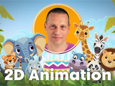 Professional 2D animation with animals