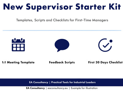 New Supervisor Starter Kit: Templates, Scripts and Checklists for Managers