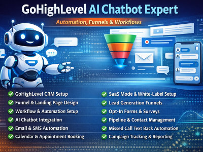 GoHighLevel Chatbot Expert | AI Bots, Funnels & Automation