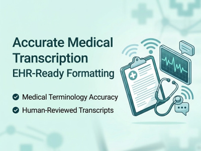 Accurate Medical Transcription with EHR-Ready Formatting