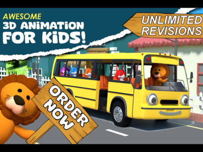 A 3D animated kids video