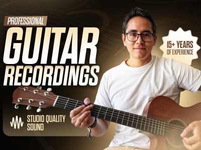 You a studio quality acoustic, classic or electric guitar recording
