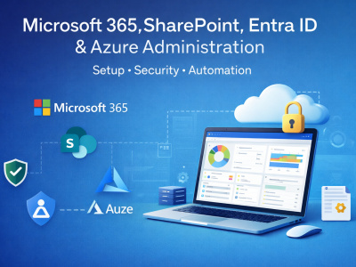 Microsoft 365, SharePoint, Entra ID, Azure Administration |Setup & Security
