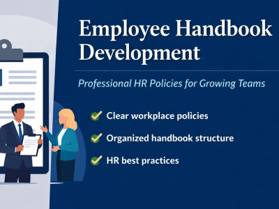 I will create or review a professional and compliant employee handbook