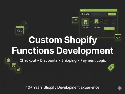 Custom Shopify Functions for discounts, checkout, shipping & payment logic