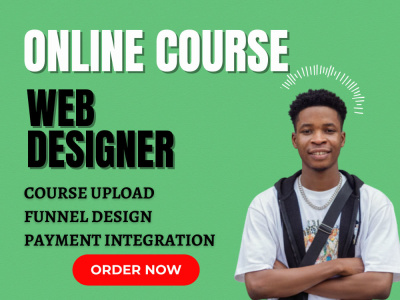 A Online Course Website | Education Website Design | Course Upload Website