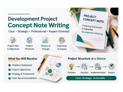 Development project concept notes and program strategies