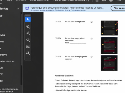 Web Accessibility Audit using NVDA Screen Reader