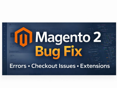 Magento 2 bugs, errors, and issues fixed quickly