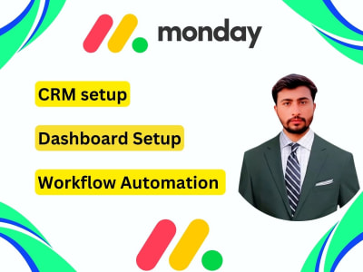 Design and implement a CRM system within Monday.com.