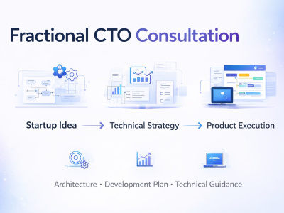 Your fractional CTO consultation for your startup