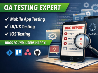 QA Testing Expert | Mobile App Testing | UI/UX Testing | iOS Testing