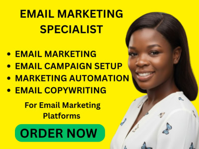 Mailchimp email marketing, newsletter, mailchimp journey & email templates