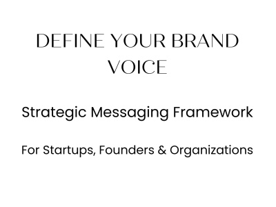 Brand Clarity Session for Startups | Messaging, Positioning & Narrative