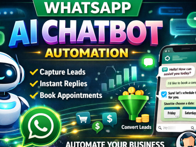 AI chatbot for FB, Instagram & WhatsApp API Uchat, Manychat Bot Automation
