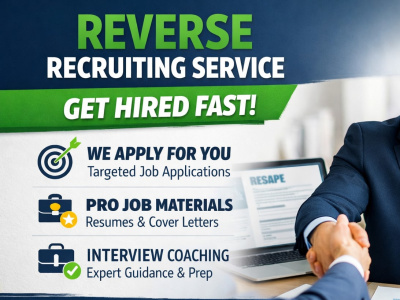 Reverse recruiter to provide professional job application support