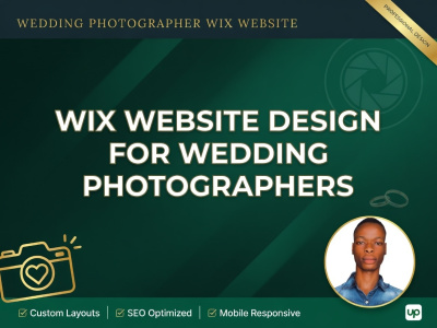 Wix Website Design for Wedding Photographers