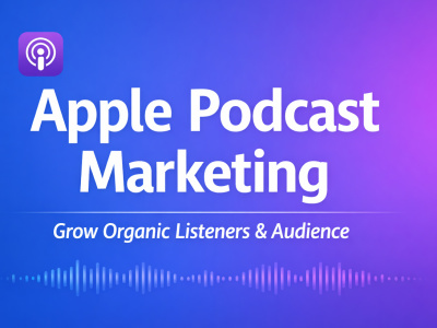 I will promote your podcast to grow organic listeners on Apple Podcasts