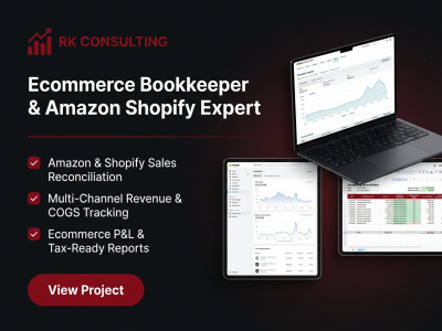 Ecommerce bookkeeper, Shopify sales partner | Amazon & Shopify Expert