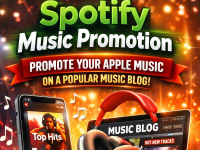 Spotify music promotion promote your apple music on a popular music blog