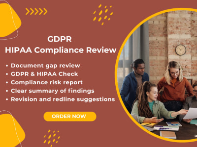 GDPR And HIPAA Document Compliance Review