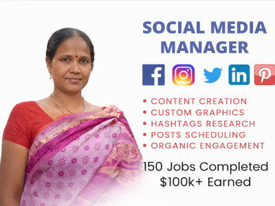 Strategic social media management with content and growth