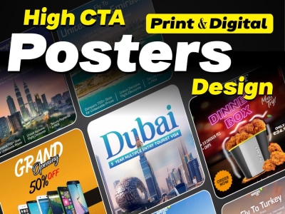 Eye catching poster for business, event or promotion