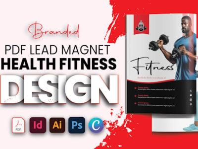 Design health fitness ebook pdf lead magnet canva