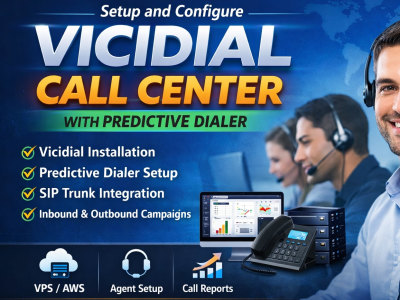 Vicidial installation with predictive dialer setup