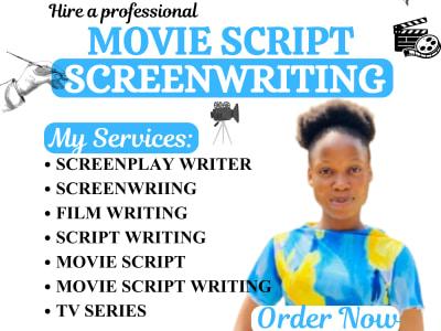 I will write movie script screenplay film script screenwriting short film