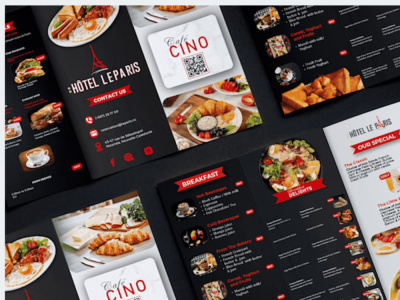Design price list, food menu, food flyer, price list menu