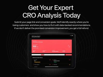 Website Conversions with Data-Driven CRO Audit & Funnel Optimization