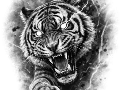I will create a custom black and grey realistic tattoo design