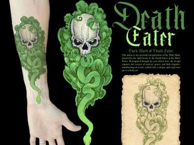 A fantastic tattoo artwork and design