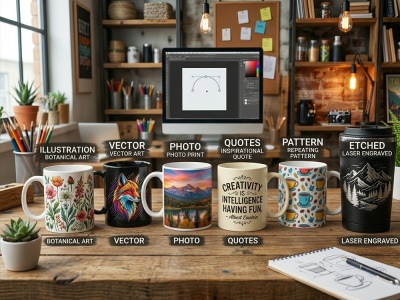 Experience a better morning with every sip from your custom-designed mug.
