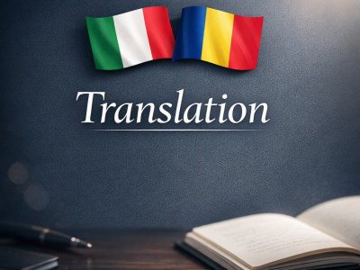 Italian-Romanian Language Support (Translation, Transcription, Text Review)