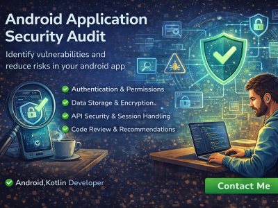Android Kotlin Developer | Android Mobile App | Android App Security Audit