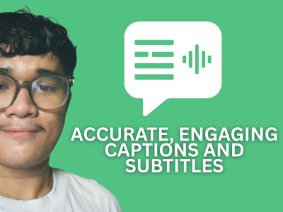 Accurate, engaging captions and subtitles for your videos