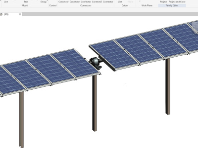Solar and BESS Revit Families