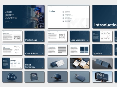 A modern brand identity, brand guidelines and style guide