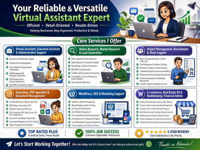 Virtual Assistant | Administrative, Data, Web Research & Operations Support